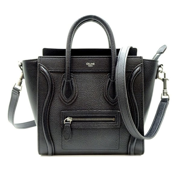 Celine Luggage Nano Shopper Women's Handbag in Black Leather - Picture 1 of 10